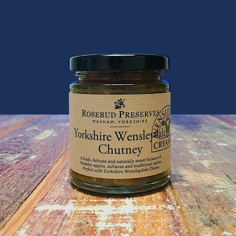 Rosebud Preserves Yorkshire Wensleydale Chutney