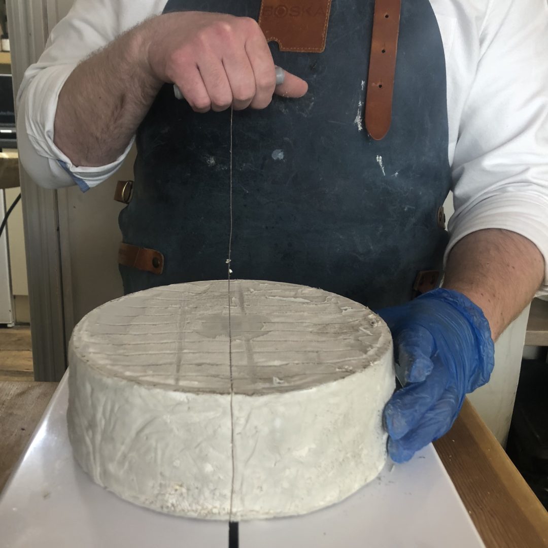 Give Blue Cheese A Chance! Introducing Our Award Winning 'Converter Cheese' 2 Slicing the cheese