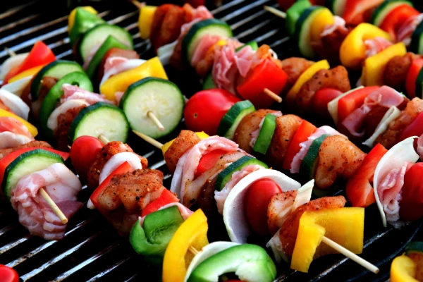 The Ultimate Wine and Food Pairing Guide 6 Vegetables on a barbecue grill