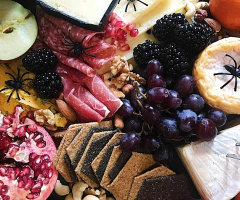 Creating a Spooky Halloween Cheeseboard…