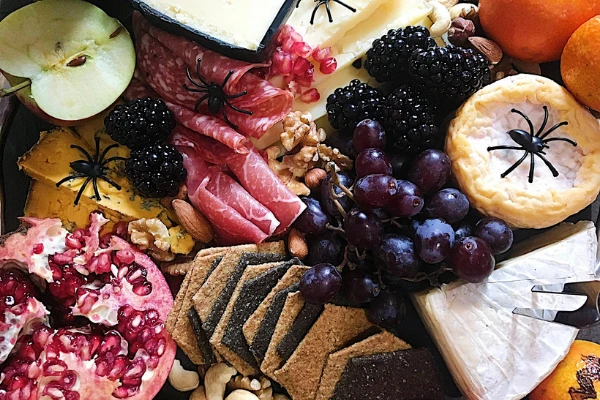 Creating a Spooky Halloween Cheeseboard…