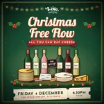 Christmas Free Flow at the Speakcheesey, Friday 4 December 2026