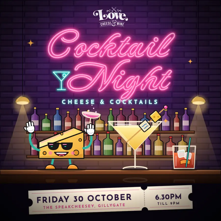 Friday 30th October 2026 – Cocktail Night at the Speakcheesey